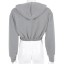 Kurzes graues Damen-Sweatshirt 5