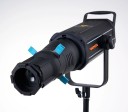 Kuželový fotografický tubus s výměnnou čočkou 19 stupňů ostřením vzorovými šablonami a barevnými filtry úchyt Bowens 25,5 x 10,7 cm černý 3