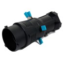 Kuželový fotografický tubus s výměnnou čočkou 36 stupňů ostřením vzorovými šablonami a barevnými filtry úchyt Bowens 25,5 x 10,7 cm černý 4