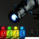 Kuželový fotografický tubus s výměnnou čočkou 36 stupňů ostřením vzorovými šablonami a barevnými filtry úchyt Bowens 7