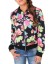Kvalitní dámská jarní/podzimní bunda s květinovým vzorem J704 10