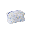 Květinová prošívaná kosmetická taštička 18 x 10,5 x 10,5 cm Velká cestovní úložná taška na make-up Dámský organizér s květinovým potiskem Polyester 1