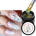 Květinový gel na nehty se sušenými lupínky 5 ml flower fairy gel pro UV LED nail art s květinovým designem a aplikací pod top lak 3