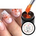 Květinový gel na nehty se sušenými lupínky 5 ml flower fairy gel pro UV LED nail art s květinovým designem a aplikací pod top lak 9