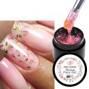 Květinový gel na nehty se sušenými lupínky 5 ml flower fairy gel pro UV LED nail art s květinovým designem a aplikací pod top lak 2