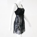 Kvinder Plus Size Erotic Chemise - Sort 4