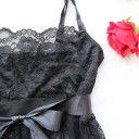 Kvinder Plus Size Erotic Chemise - Sort 7