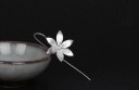 Kvinders blomsterøreringe med vedhæng G771 3