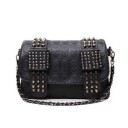 Kvinders crossbody-taske med kranier 1
