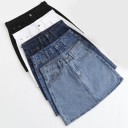 Kvinders denim nederdel 1