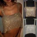 Kvinders glimmer crop top 2