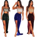 Kvinders glimmer crop top 4