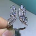 Kvinders ring englevinger D1172 5