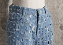 Kvinders rippede flare jeans 2
