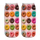 Kvinnors ankelstrumpor - Donuts 3