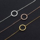 Kvinnors delikat armband med en cirkel 2