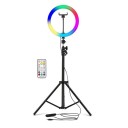 Κυκλικό φως RGB με τρίποδο 1