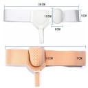 Kýlní pás bandáž na tříselnou kýlu nastavitelný obvod 38 cm polštářek 10 x 8 cm pěna a samet prodyšný pánská opora třísel a slabin 4