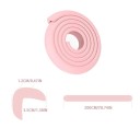 L-shaped Soft Protective Tape for Corners and Edges of Furniture Made of NBR Foam Length 2 Metres for a Safe Home and Protection of Children from Impacts 6