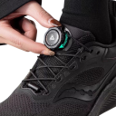 Lacci automatici moderni 110 cm Rilascio e indossamento rapidi Con fibbia girevole Senza annodare Adatti per Bambini Anziani Sportivi 4