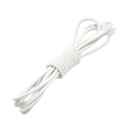 Lacci elastici per scarpe 100 cm Lacci rotondi in gomma con fibbia in plastica Calzature sportive Scarpe per bambini Comodo allacciamento senza nodi 2