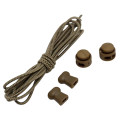 Lacci elastici per scarpe 100 cm Lacci rotondi in gomma con fibbia in plastica Calzature sportive Scarpe per bambini Comodo allacciamento senza nodi 7