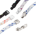 Lacci elastici per scarpe senza annodare 100 cm Lacci in poliestere con chiusura in metallo Calzata rapida per scarpe sportive e quotidiane 1