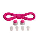 Lacci elastici senza annodare 100 cm Gommine rotonde per scarpe Corda elastica con fibbia a molla Calzature sportive Scarpe per bambini Confortevoli 5