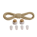 Lacci elastici senza annodare 100 cm Gommine rotonde per scarpe Corda elastica con fibbia a molla Calzature sportive Scarpe per bambini 12