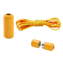 Lacci elastici senza annodare Lacci in nylon a sgancio rapido 100 cm Fibbia a vite Scarpe sportive Comodo da indossare 9