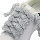 Lacci in peluche per scarpe 120 cm Lacci morbidi e carini Lacci colorati per sneakers Moda bambini Accessorio stiloso Scarpe Decorazione DIY 3