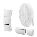 Lacci per scarpe senza annodare con fibbia Lacci elastici 100 cm Calzata rapida Scarpe senza nodo Comfort sportivo Adatti per bambini e adulti 3