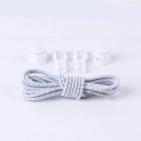 Lacci rotondi elastici per scarpe senza annodare 100 cm Calzata rapida Comfort sportivo Indossabilità confortevole Adatti per bambini 17