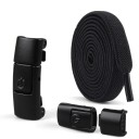 Lacci senza annodatura 100 cm Lacci sportivi elastici con chiusura nel colore dei lacci Scarpe da corsa Fitness Calzature per bambini Comfort 1