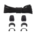 Lacci Sportivi in Cordino 140 cm 1 Paio Lacci Rotondi Senza Nodi con Fibbia Per Bambini e Adulti Scarpe da Ginnastica Corsa Outdoor 7