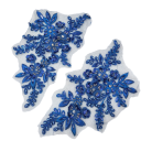 Lace Embroidery with Floral Pattern 12 x 22 cm 1 Pair Decorative Embroidered Application for Dresses Clothing Fashion Accessories and Creative Projects 3