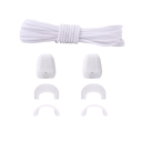 Lace-Free Shoelaces 120 cm 1 Pair Round Tennis Shoelaces with Buckle For Children and Adults Running Outdoor Fashion 8