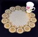 Lace Placemat with Golden Ornaments 1
