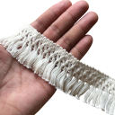 Lace Ribbon with Fringes 3.5 cm Length 91 cm Cotton Decorative Lace with Fringes Decorative Textile Trim for Sewing Decorations and Crafting 2