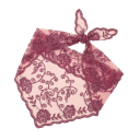 Lace Triangle Scarf 130 x 45 cm Floral Hair Scarf for Head and Neck Hairband Lightweight Travel Accessory Four Seasons 13