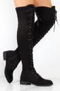 Lace-Up Knee-High Boots J2752 2