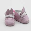 Lace-up shoes for dolls up to 37 cm Made of PU leather with real laces and metal eyelets Dimensions 5 x 2.8 cm Practising tying laces 3