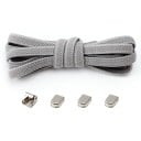 Lacets élastiques pour chaussures 105 x 0,7 cm Sans nouage pour enfants et adultes Taille unique Boucle en métal Enfilage rapide Style 17