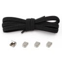 Lacets élastiques pour chaussures 105 x 0,7 cm Sans nouage pour enfants et adultes Taille unique Boucle en métal Enfilage rapide Style 2