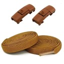 Lacets élastiques pour chaussures sans nouage 100 cm Lacets avec verrou Boucle en métal Enfilage rapide pour chaussures de sport 5