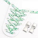 Lacets élastiques pour chaussures sans nouage 100 cm Lacets en polyester avec verrou en métal Enfilage rapide pour chaussures de sport et de tous les jours 6