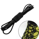 Lacets élastiques ronds 100 cm 1 paire Largeur 0,3 cm Sans nouage Système de verrouillage Corde élastique solide avec clip de qualité 2