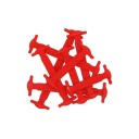 Lacets en silicone sans nouage 16 pcs 5