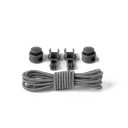 Lacets ronds élastiques sans nouage 100 cm Chaussage rapide Confort sportif Port confortable Adaptés aux enfants et aux adultes 17