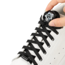 Lacets sans nouage 110 cm Avec boucle rotative et corde solide Pour baskets et chaussures de sport Sans nouage 2